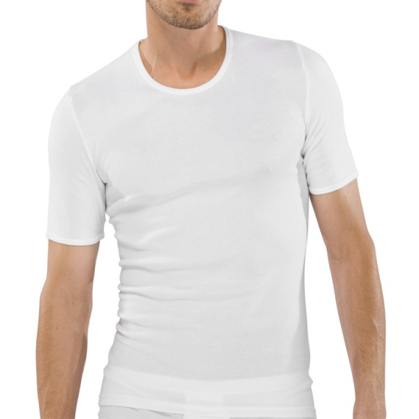 Schiesser &quot;ORIGINAL FEINRIPP&quot; T-Shirt bianco