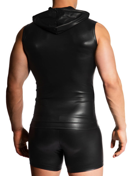 MANSTORE Regular Fit Schwarz Microfaser