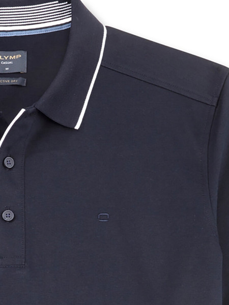 OLYMP Poloshirt Marine Extrafeine Qualität