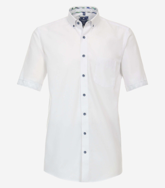 Redmond Hemd MODERN FIT FEIN OXFORD weiss mit Button Down Kragen in moderner Schnittform