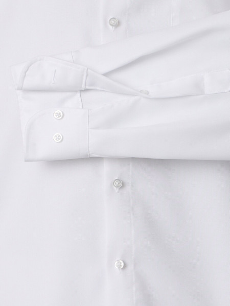 VENTI Comfort Fit Hemd Weiß Button-Down Fein Oxford - Ansicht 2