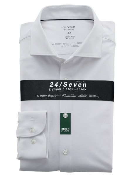 OLYMP Level Five 24/Seven body fit jersey overhemd