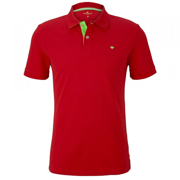 Tom Tailor Poloshirt rot in klassischer Schnittform