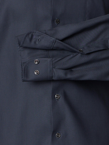 VENTI Comfort Fit Hemd Anthrazit Kent Struktur - Ansicht 2