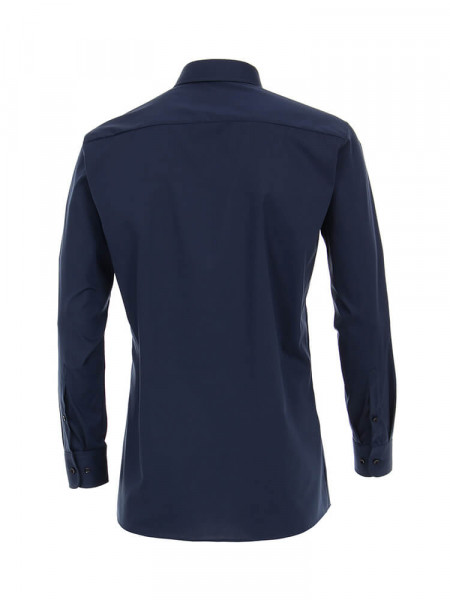 CASAMODA Regular Fit Hemd Marine Kent Popeline