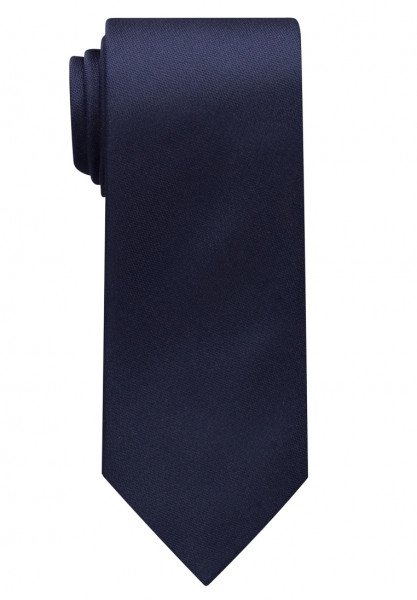 Eterna Krawatte dunkelblau unifarben
