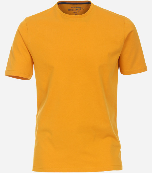 Camiseta Redmond REGULAR FIT JERSEY amarillo con cuello Cuello redondo de corte clásico