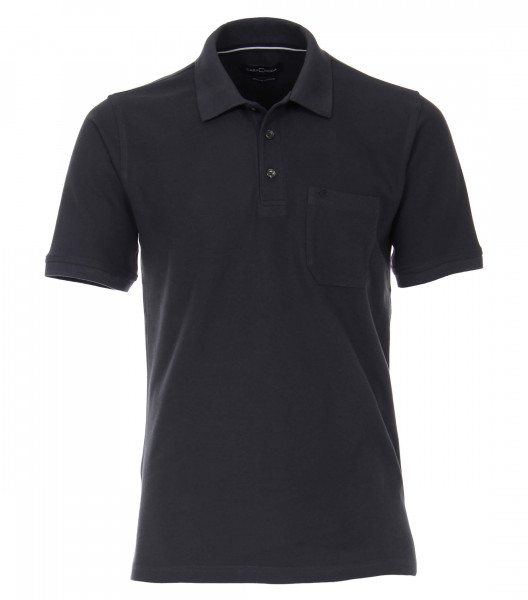 CASAMODA Poloshirt anthrazit in klassischer Schnittform