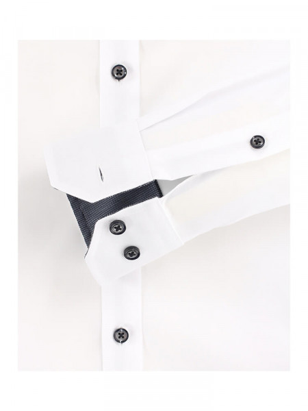 VENTI Slim Fit Hemd Weiß Kent Twill - Ansicht 2