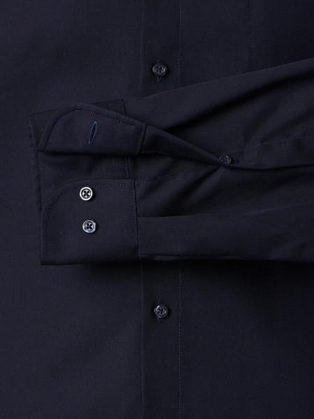 VENTI Comfort Fit Hemd Dunkelblau Button-Down Fein Oxford - Ansicht 2