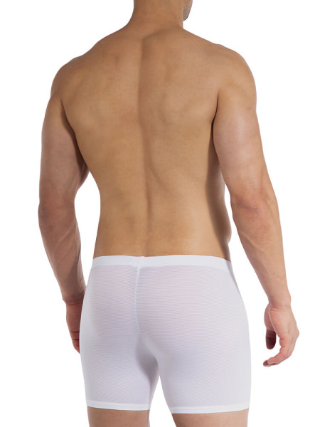 OLAF BENZ Regular Fit Weiß Microfaser