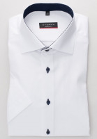 Eterna shirt MODERN FIT FINE OXFORD white with Classic Kent collar in modern cut