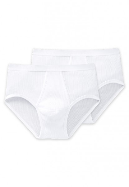 Schiesser &quot;ORIGINAL DOPPELRIPP&quot; Slip blanco