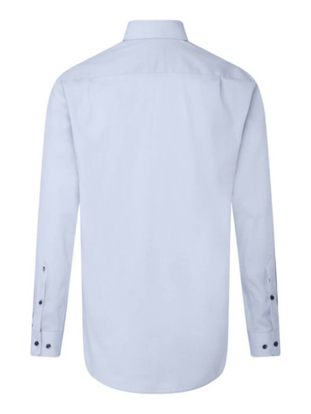 SEIDENSTICKER Regular Fit Hemd Hellblau Business Kent Fil à Fil