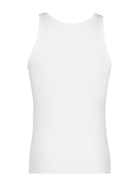 HUBER Regular Fit Weiß Doppelrippenstich - Ansicht 2