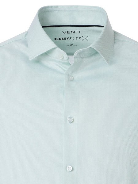 VENTI Regular Fit Hemd Grün Kent Jersey - Ansicht 1