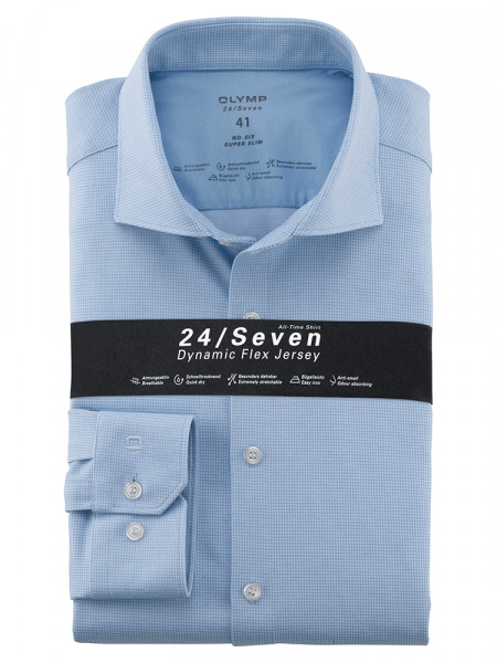 Camicia in jersey OLYMP No. Six 24/Seven super slim