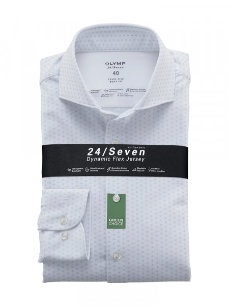 Camicia in jersey OLYMP Level Five 24/Seven body fit