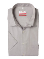 Camisa Marvelis MODERN FIT CHAMBRAY gris con cuello Nuevo Kent de corte moderno