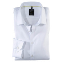 OLYMP No. Six super slim Hemd TWILL weiss mit Urban Kent Kragen in super schmaler Schnittform