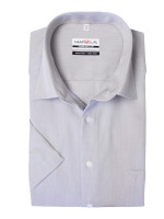 Camisa Marvelis COMFORT FIT CHAMBRAY gris con cuello Nuevo Kent de corte clásico