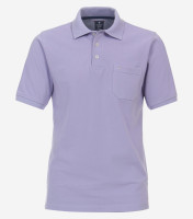Redmond Poloshirt REGULAR FIT JERSEY flieder mit Stehkragen Kragen in klassischer Schnittform