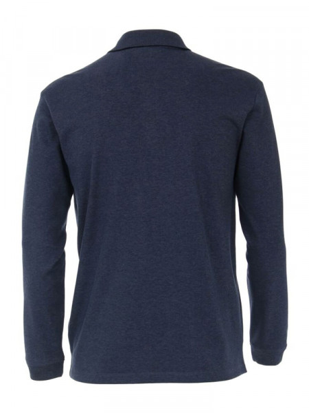 CASAMODA Poloshirt Mittelblau Piqué
