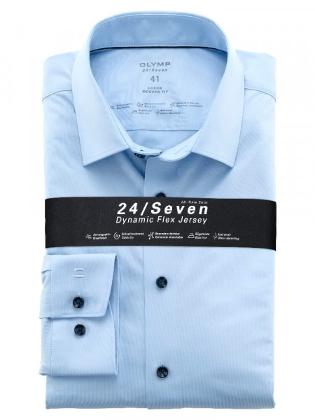 OLYMP Luxor 24/Seven modern fit jersey shirt