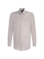 Camisa Seidensticker MODERN ESTRUCTURA gris con cuello Business Kent de corte moderno