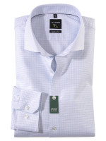 OLYMP shirt SUPER SLIM UNI POPELINE white with Royal Kent collar in super slim cut