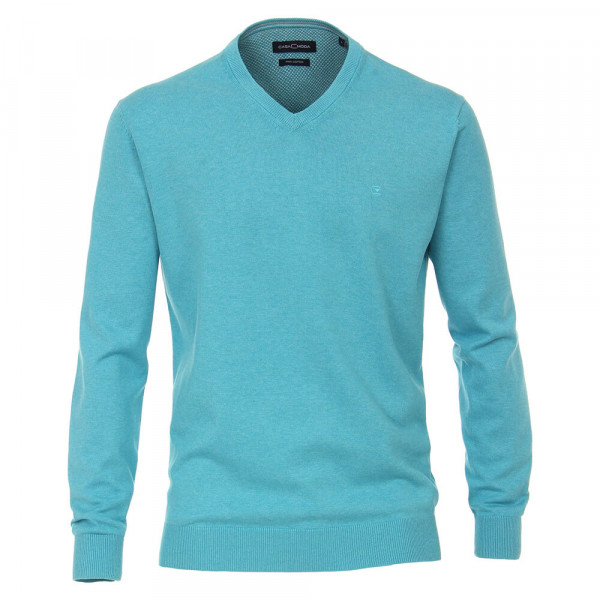 CASAMODA Pullover hellblau in klassischer Schnittform
