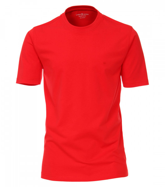 CASAMODA T-Shirt rot in klassischer Schnittform
