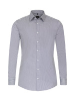 Camicia Venti MODERN FIT UNI POPELINE blu scuro con Kent collar in taglio moderno