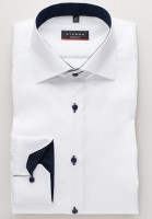 Eterna shirt MODERN FIT FINE OXFORD white with Classic Kent collar in classic cut