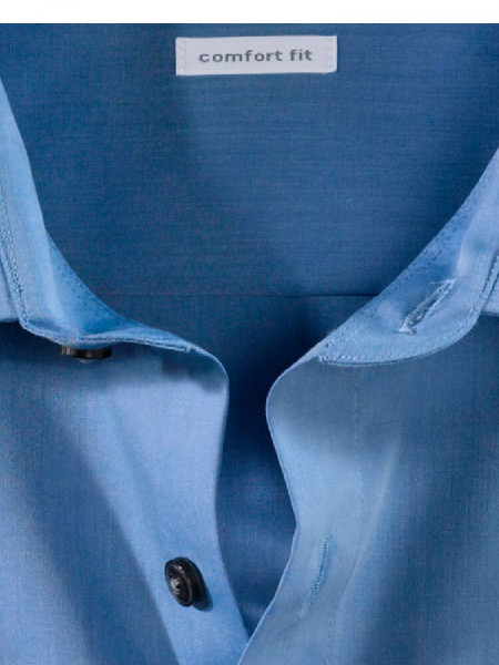OLYMP Comfort Fit Hemd Mittelblau New Kent Chambray - Ansicht 1