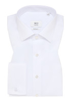Camicia Eterna MODERN FIT TWILL bianco con Kent collar in taglio moderno