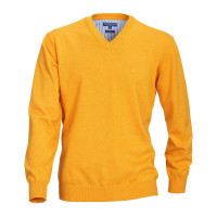 Redmond Pullover orange in klassischer Schnittform