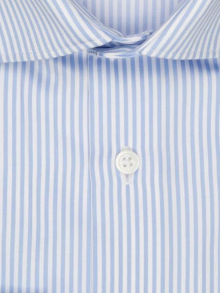 SEIDENSTICKER Slim Fit Hemd Hellblau New Kent Satin  - Ansicht 1