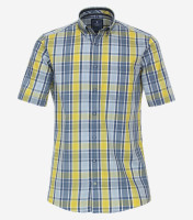 Redmond Hemd REGULAR FIT TWILL hellblau mit Button Down Kragen in klassischer Schnittform