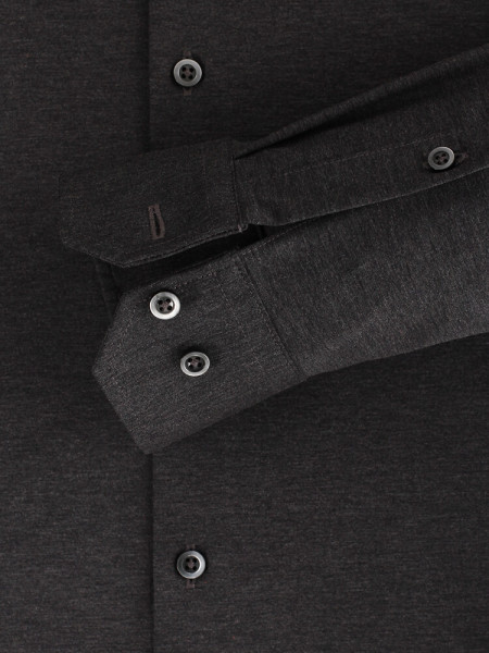 VENTI Slim Fit Hemd Anthrazit Kent Jersey - Ansicht 2