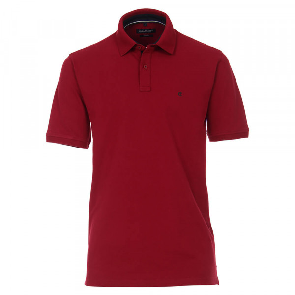 CASAMODA Poloshirt dunkelrot in klassischer Schnittform