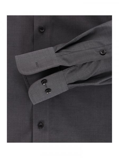 CASAMODA Regular Fit Hemd Anthrazit Kent Popeline - Ansicht 2