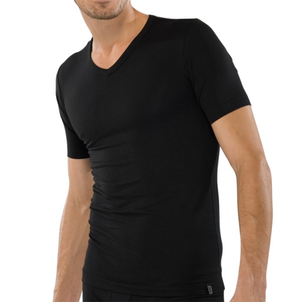 Schiesser &quot;95/5&quot; black T-Shirt