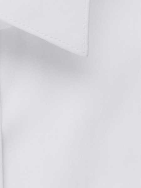 SEIDENSTICKER Tailored Fit Hemd Weiß Kläppchen Popeline - Ansicht 3