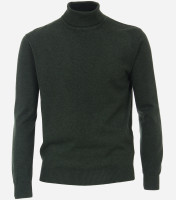 Jumper Redmond REGULAR FIT TEJIDO verde con cuello Cuello de tortuga de corte clásico