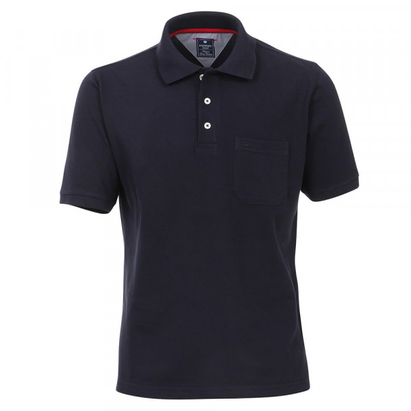 Polo Redmond azul oscuro de corte clásico