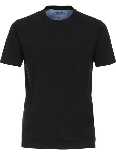 Camiseta Redmond REGULAR FIT JERSEY negro con cuello Cuello redondo de corte clásico