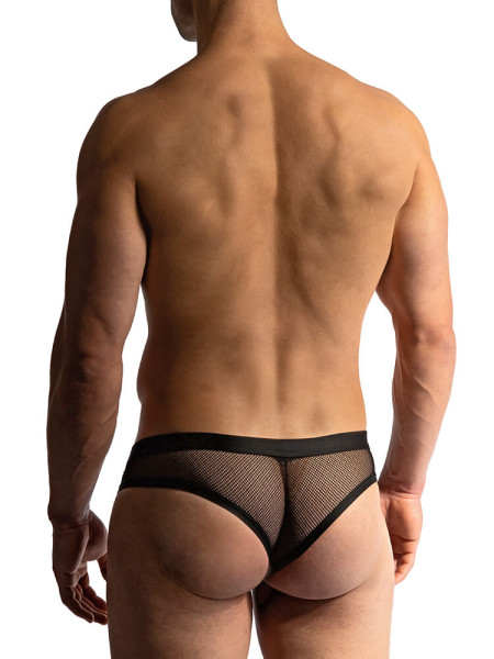 MANSTORE Regular Fit Schwarz Microfaser
