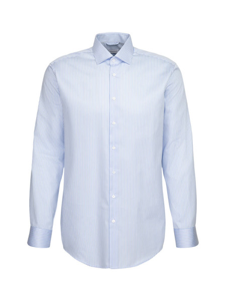 SEIDENSTICKER Regular Fit Hemd Hellblau New Kent Satin