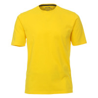 Redmond T-Shirt gelb in klassischer Schnittform